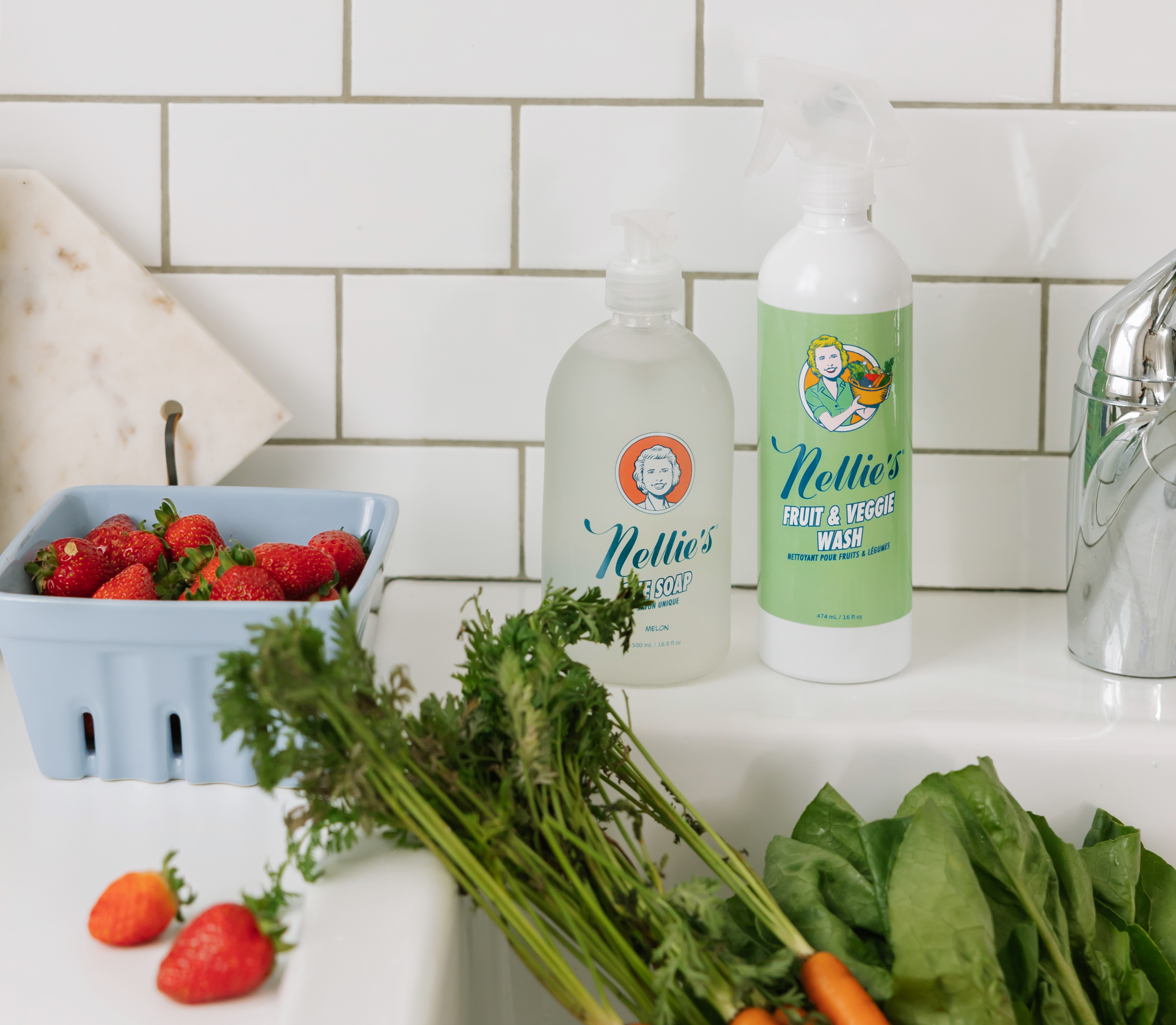 Nellie's, Fruit & Veggie Wash