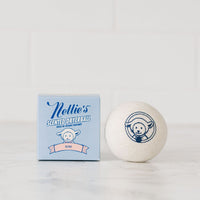 Single dryerball scented with pure rose essential oil