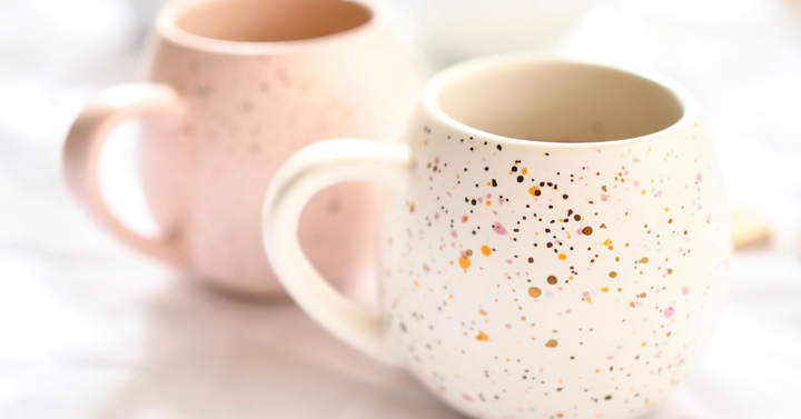 Mugs on counter.