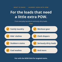 Laundry Soda with POW Powder