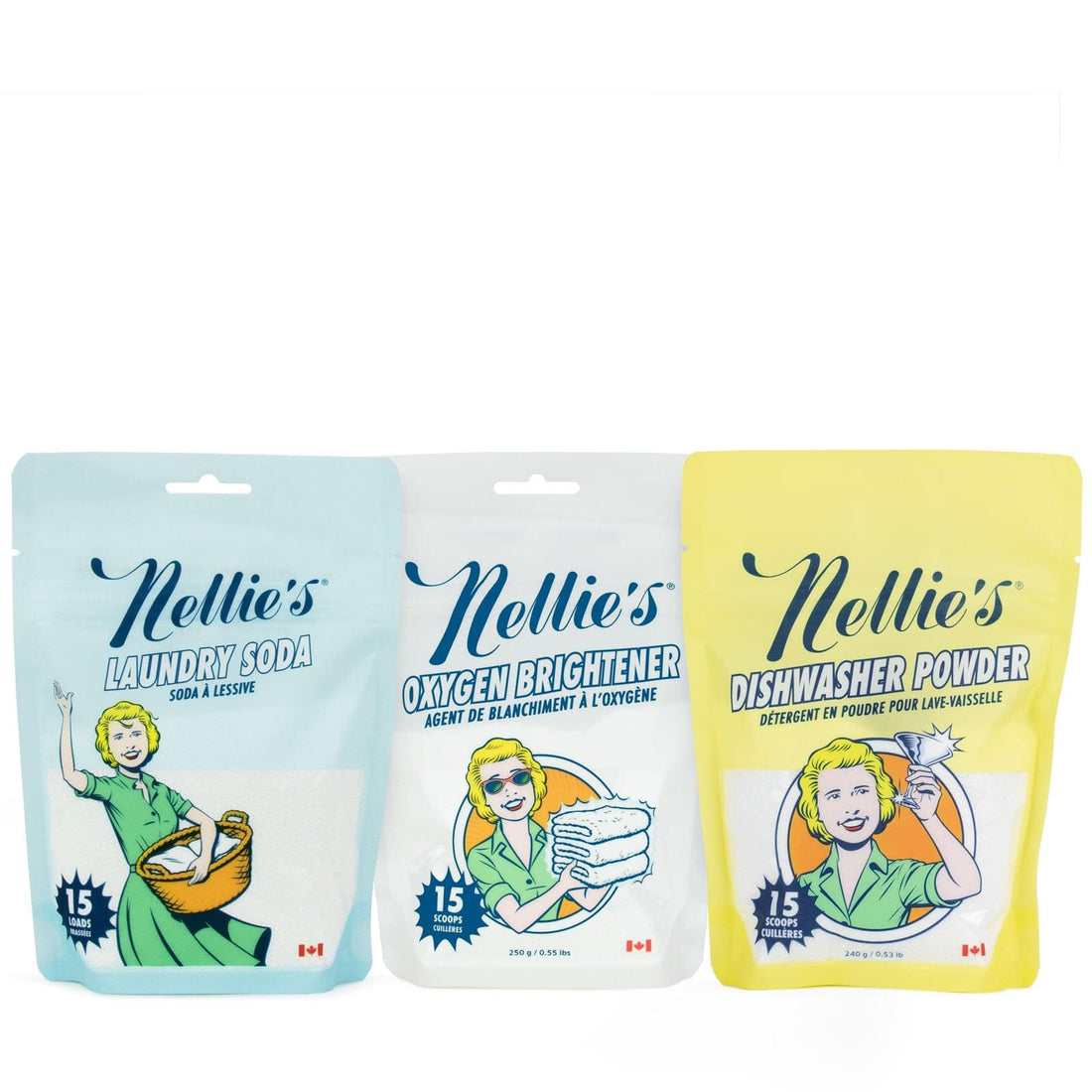 Nellie's Try It Bundle against white background