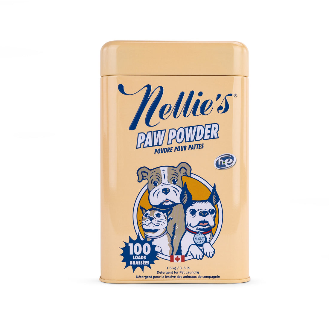 Nellie's Paw Powder on a white background