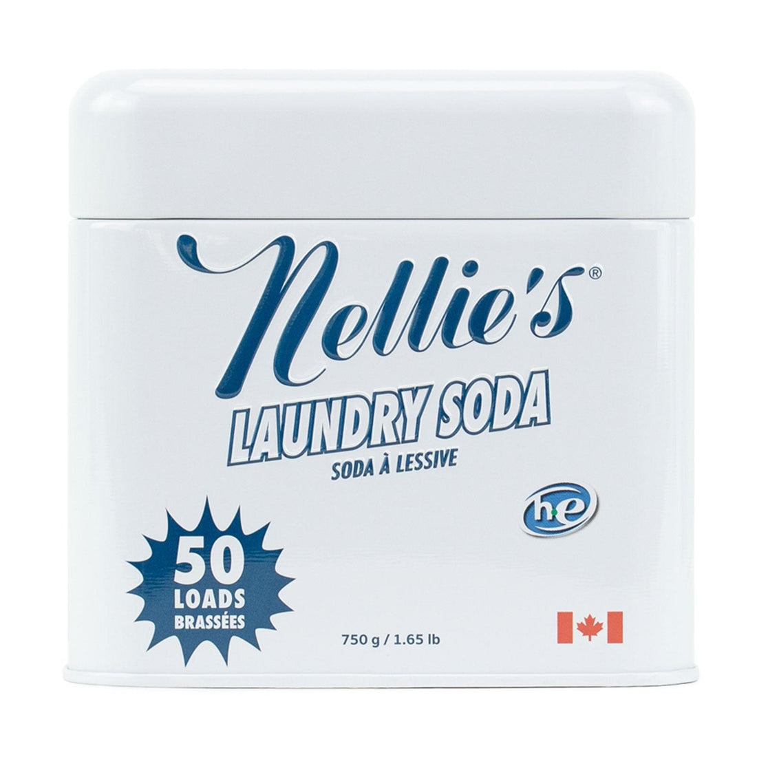 Eco-friendly laundry detergent 50 loads in a reusable tin
