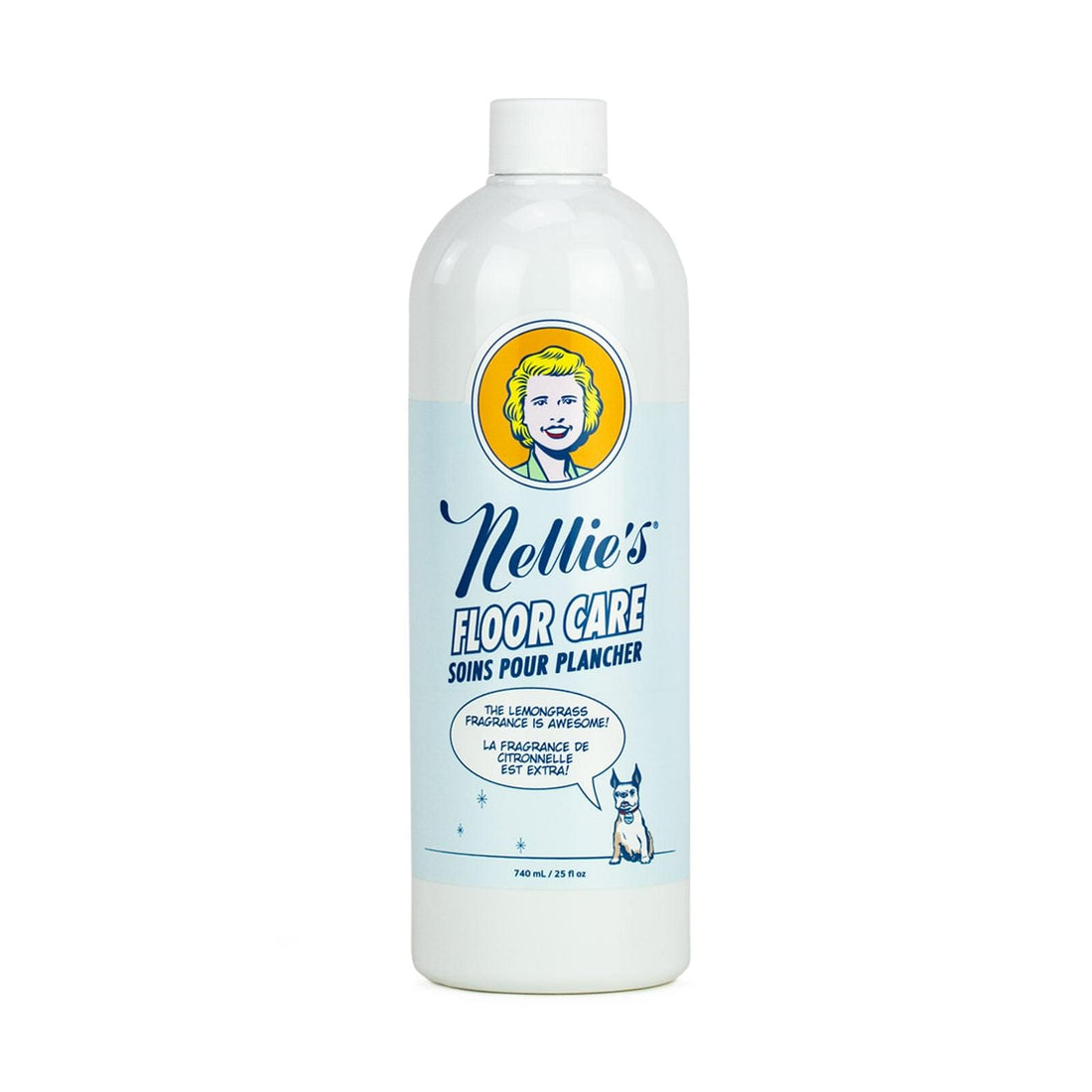 Nellie's Floor Care Cleaner, Lemongrass scented 740ml