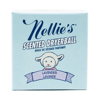 Single dryerball scented with pure lavender essential oil