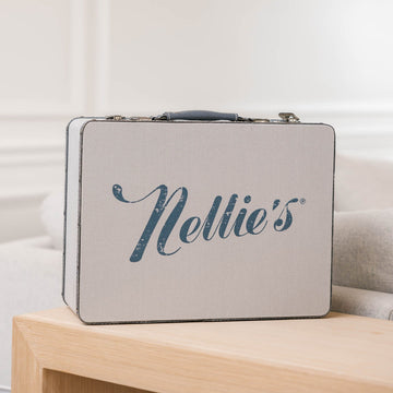 Small Nellie's branded suitcase for storing items or for gift giving