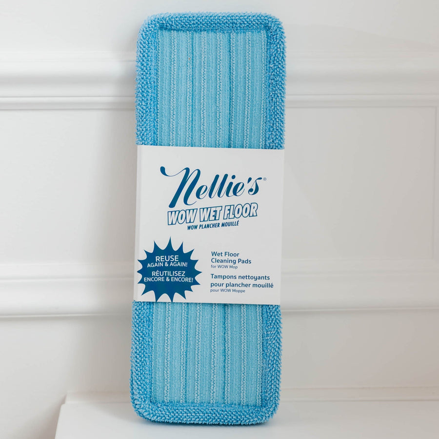 Reusable microfibre mop pads for sue with Nellie's WOW mops