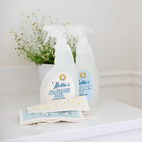 Bathroom Cleaner and All-Purpose Cleaner with Swedish Dishcloths